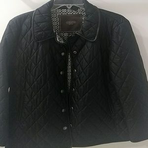 Womens Coach black winter jacket